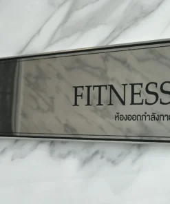 ป้าย Facilities ฟิตเนส by wesignlab