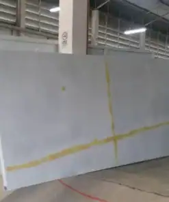 ก่อนลงสีแผงประดับหน้าโครงการ