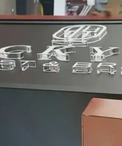 ติดตั้งป้ายกล่องไฟ Black yard Pasio