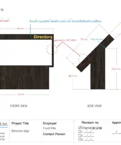 ป้าย Directory แปลน