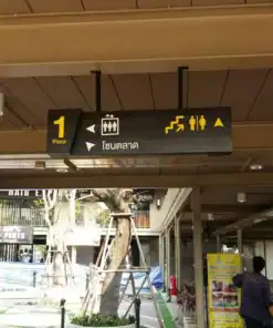 ป้าย Hanging Signs ทางกระได