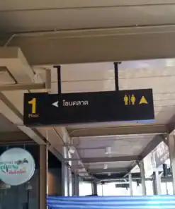 ป้าย Hanging Signs โซนตลาด