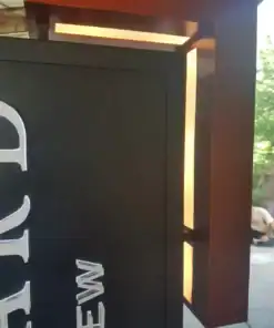 ป้ายกล่องไฟ Black yard Pasio ทดสอบไฟ