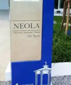 ป้ายตั้งพื้น standy ป้ายซอยของโครงการ NIVA 2
