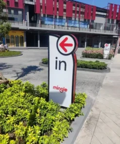 ป้ายทางเข้าภายในโครงการ mingle