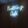 ป้ายนีออนดัด NEON LIGHT KNITTING CAFE