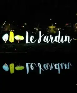 ป้ายหน้าโครงการ Le Garden