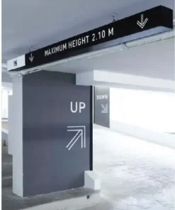 ป้ายในที่จอดรถภายในโครงการ