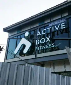 ป้ายไฟบนอาคาร ACTIVE BOX
