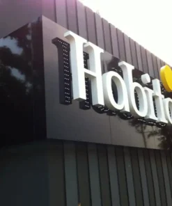 ป้ายไฟออกหลัง หน้าโครงการ Habitown Nest ด้านข้าง