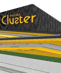 ภาพสเกตช์ แผงประดับหน้าโครงการ