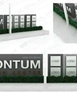 แบบป้ายไฟแบบมีขอบคิ้ว dontum