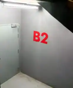 ป้ายบอกชั้น ทางหนีไฟ b2