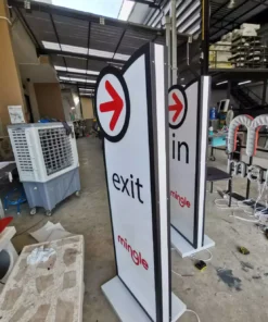 ป้ายบอกทางภายในโครงการ mingle exit in