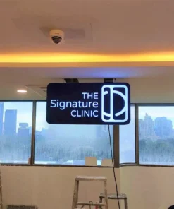 ป้ายกล่องไฟฉลุ Signature CLINIC