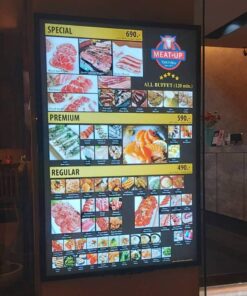 ป้ายกล่องไฟเมนู Yakiniku