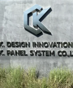 ป้ายอักษรโลหะ บริษัท CK