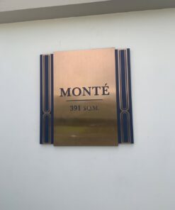 Monte laser cut sign